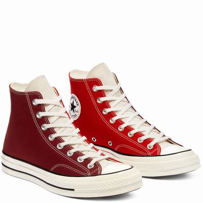 Converse Tri-Panel Chuck 70 - Naisten Matalavartiset Tennarit - Punainen